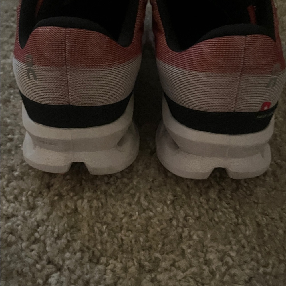 Cluco Women's Red and Black Athletic Shoes - Picture 4 of 4